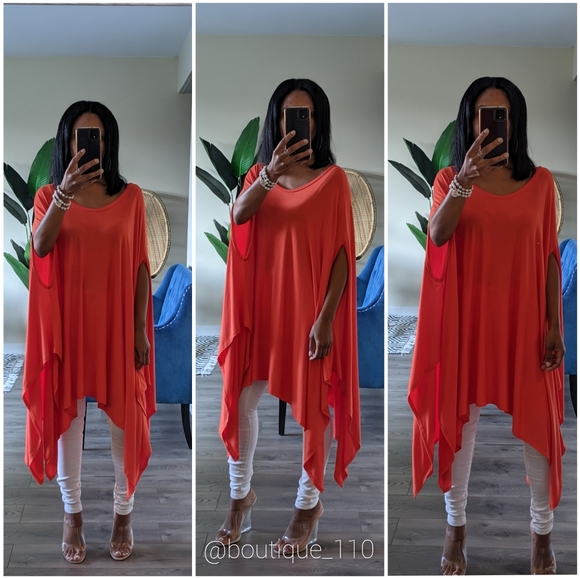 Orange Poncho - Picture 1 of 1